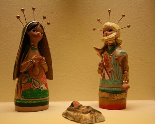 Traditional Mexican crib - Exhibits