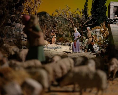 Seven dioramas of the Catalan school