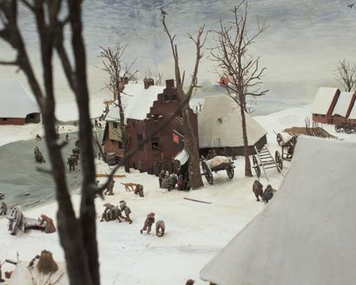 Pieter Bruegel - "De Volkstelling te Bethlehem" in 3D