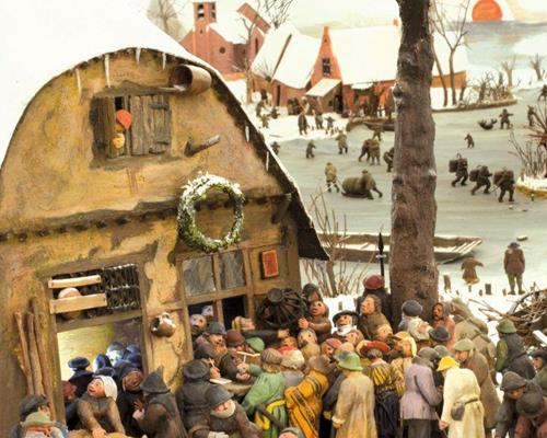 Pieter Bruegel - "De Volkstelling te Bethlehem" in 3D