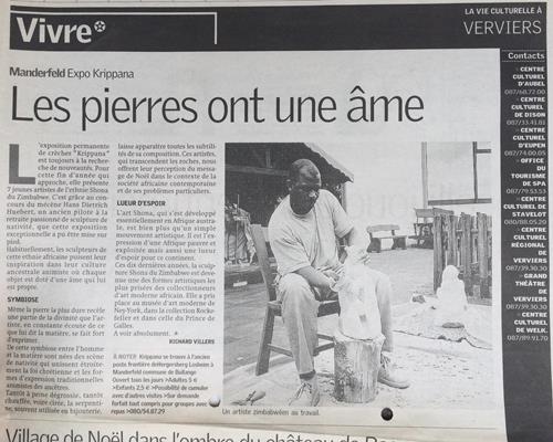 Dans la presse francophone