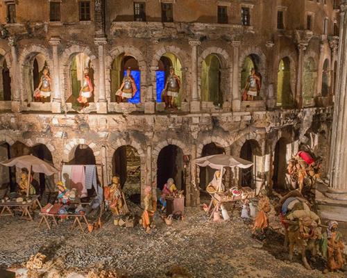 Marcelluskribbe, tentoongesteld in het station van Rome