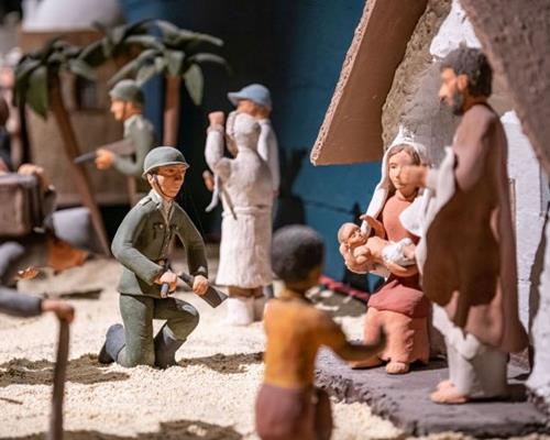 Les crèches de Noël socialement critiques de Frau Kohnen